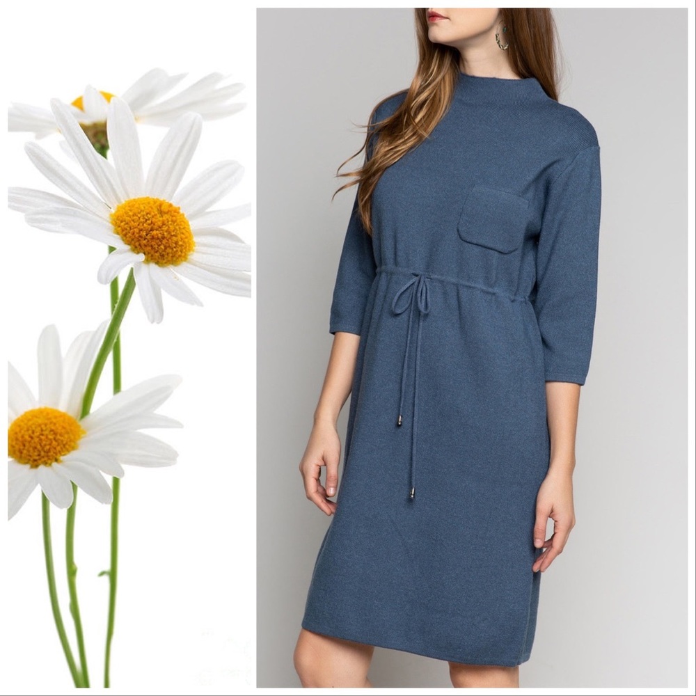 The Joann Comfy Textured Mini Sweater Dress - Picture 4 of 10